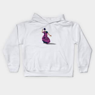 Indian Classical Dancer Pose II Kids Hoodie